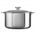 Le Creuset Stainless Steel Stock Pot with Lid LEC3235